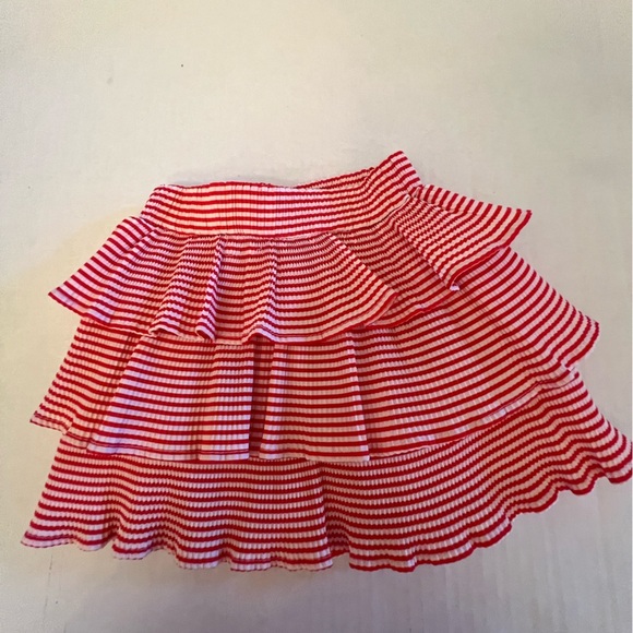 DISNEY MINNIE MOUSE RUFFLED RED AND WHITE SKIRT SIZE 3T. NEVER WORN - Picture 7 of 7